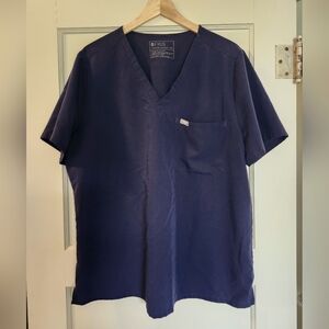 Figs Navy Blue Women's Top
